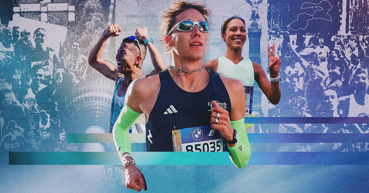 Maratona de Berlim — imagem do organizador