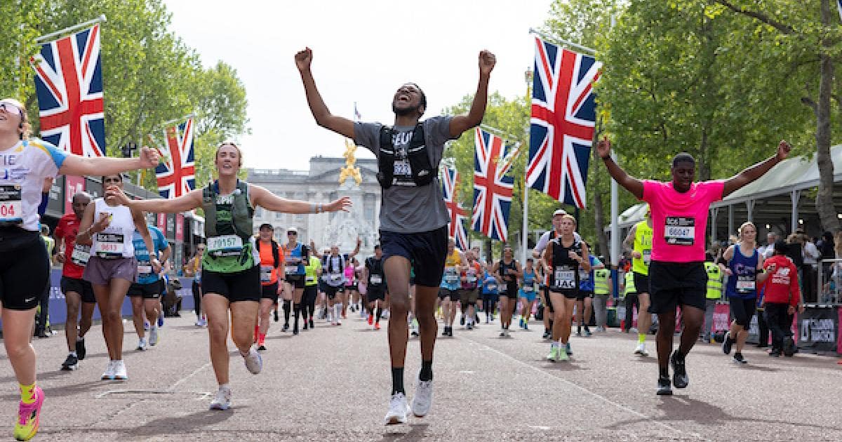 Maratona de Londres — imagem do organizador