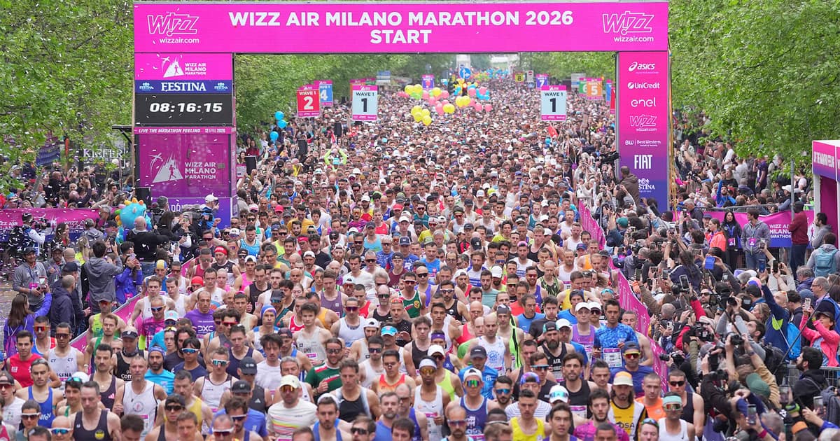 Maratona de Milão — imagem do organizador
