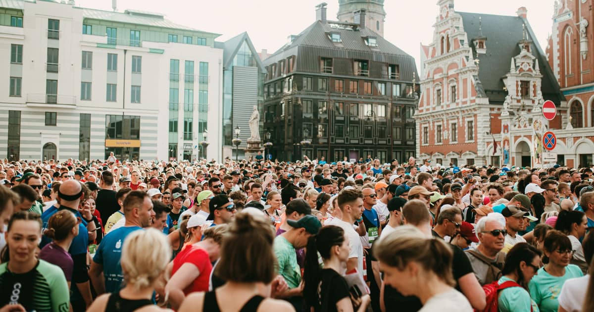 Maratona de Riga — imagem do organizador