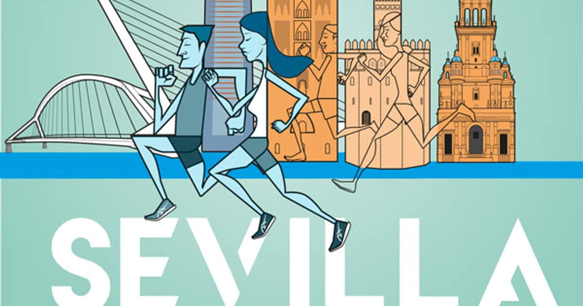 Maratona de Sevilha — imagem do organizador