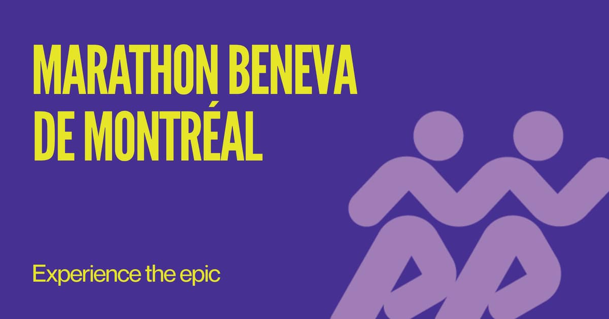 Marathon Beneva de Montréal — imagem do organizador